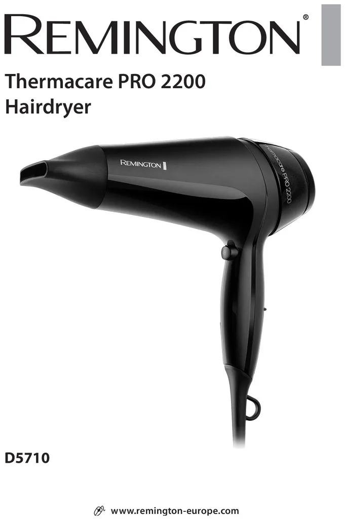 Remington Thermacare Pro 2200 Dryer D5710