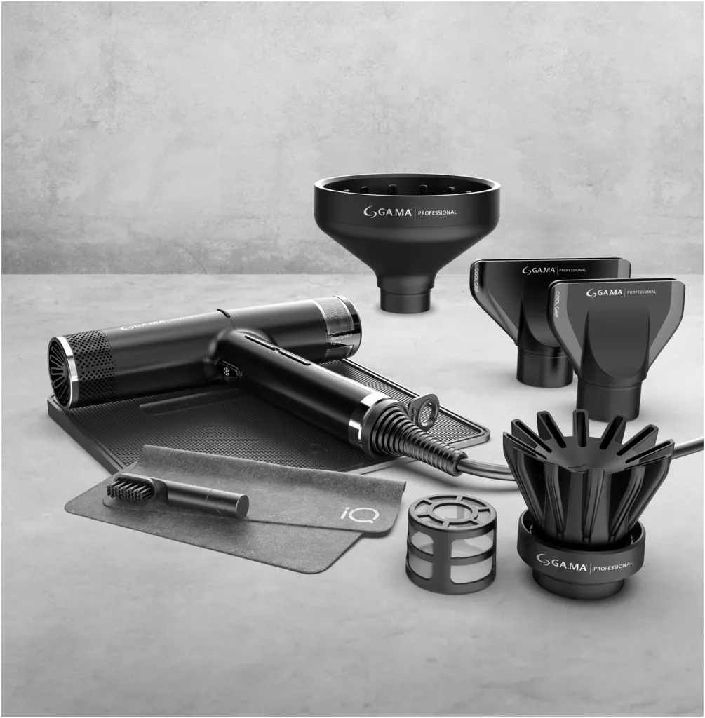 GA.MA iQ-2 Perfetto Hair Dryer - Black