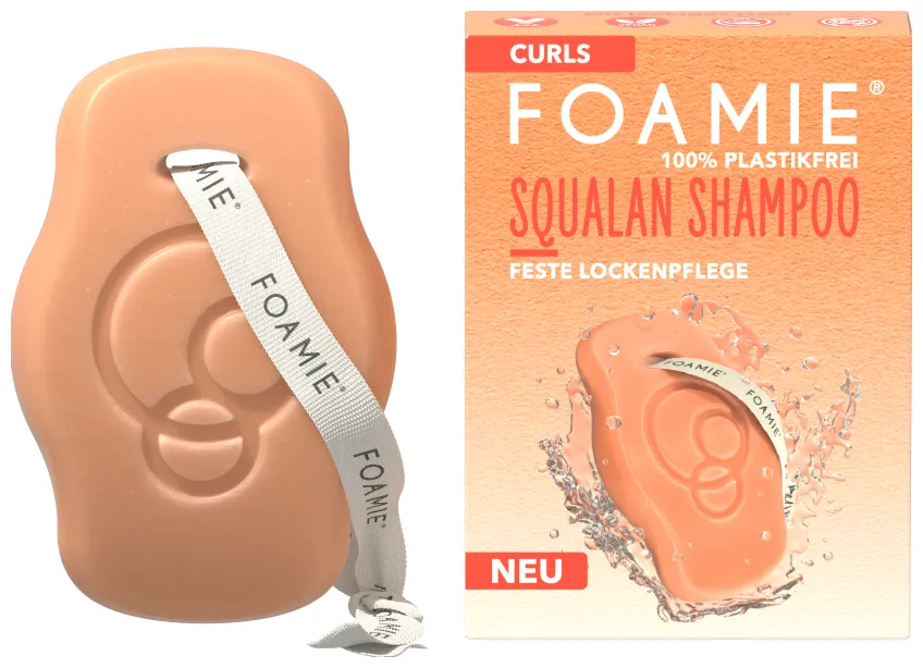 Foamie Solid Shampoo Squalane Firm Curl Care