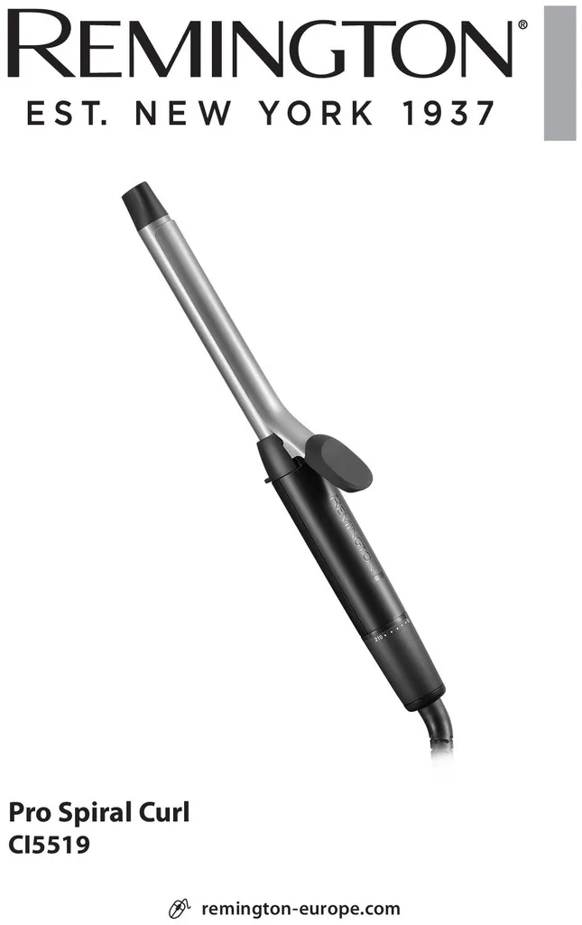 Remington Pro Spiral Curl Tong CI5519 (19mm)