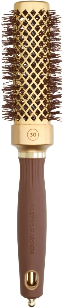 Olivia Garden Expert Blowout Straight with wavy bristles Gold & Brown