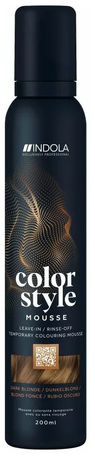 Indola Color Style Mousse - Silver