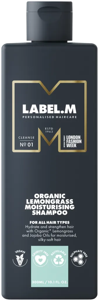 LABEL.M Organic Lemongrass Moisturising Shampoo