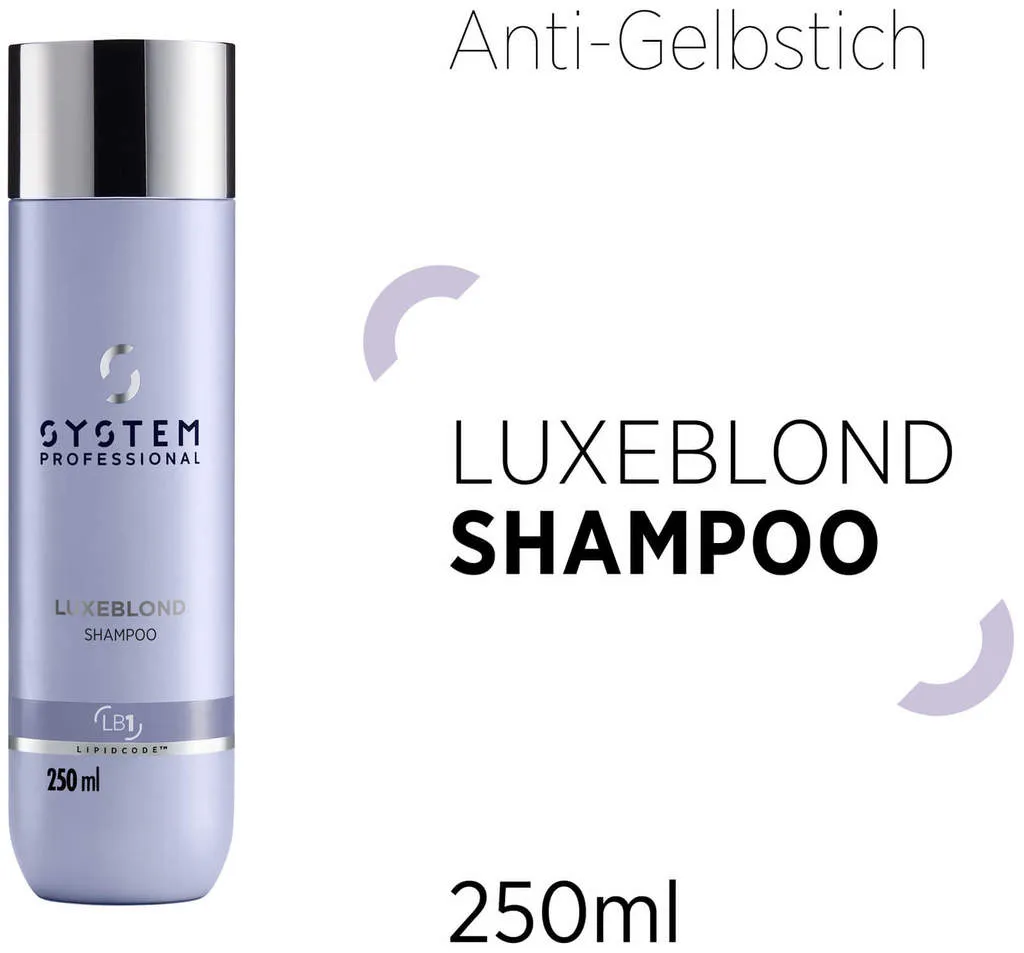 System Professional Lipid Code LuxeBlond Shampoo - 250 ml