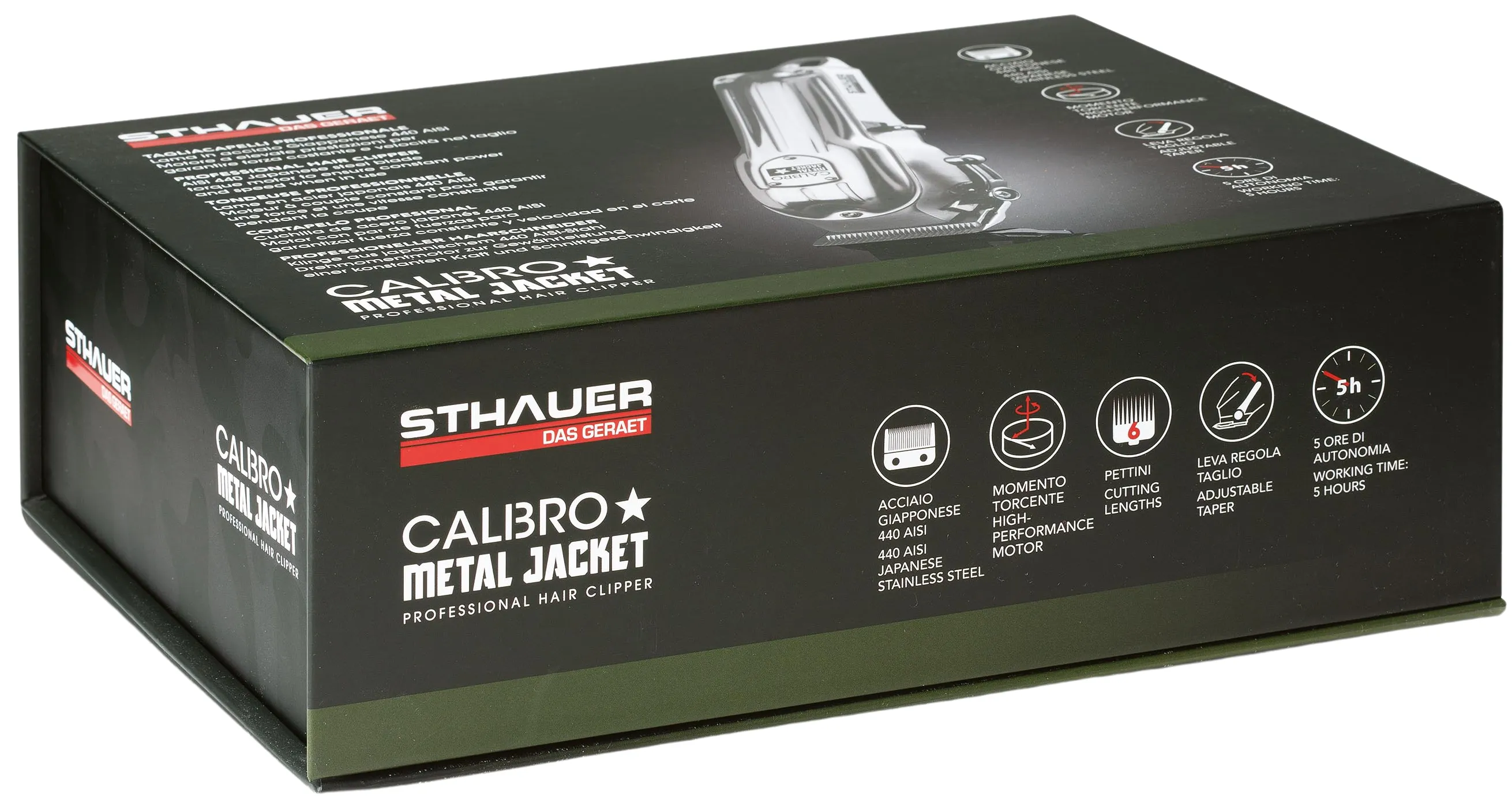 Calibro Metal Jacket Professional Hair Clippers