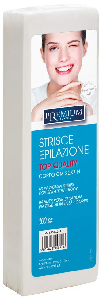 Xanitalia Non-Woven Waxing Strips 20x7 cm (100 pieces)