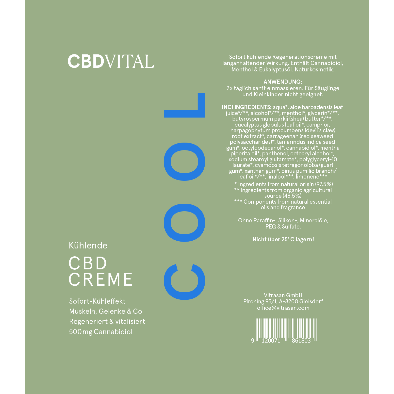 CBD VITAL Cooling Balm