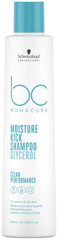 Schwarzkopf BC Bonacure Moisture Kick Shampoo - 250 ml