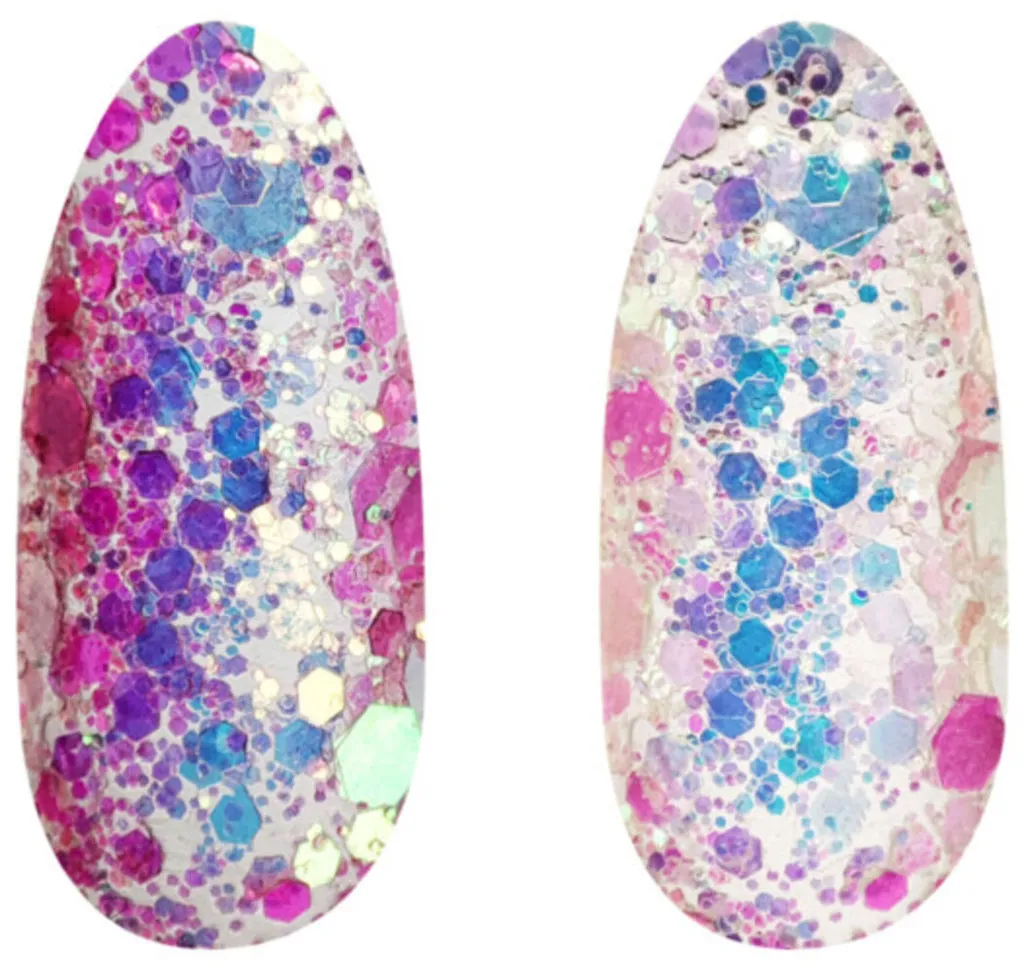 Juliana Nails Light Changing Glitter - Tropical Dream