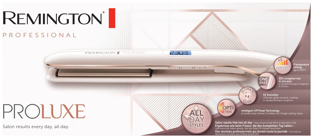 Remington PROluxe Straightener S9100 - beige
