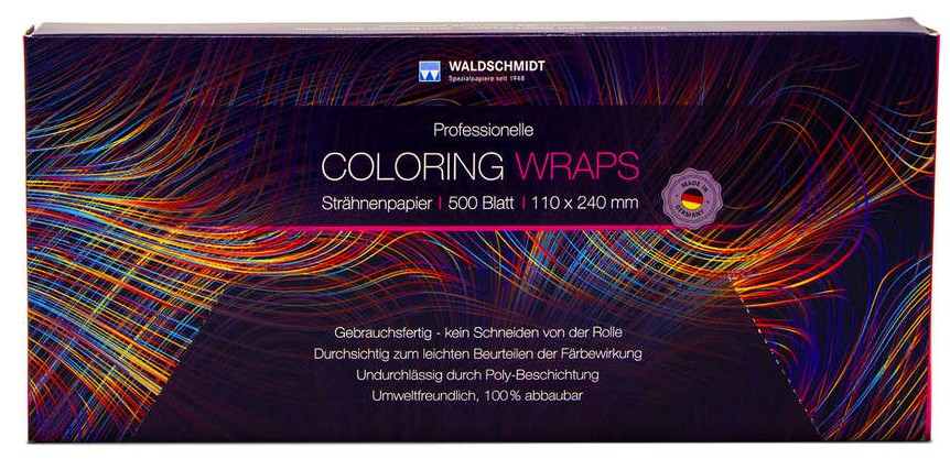 Waldschmidt Coloring Wraps highlighting foil sheets 66x500