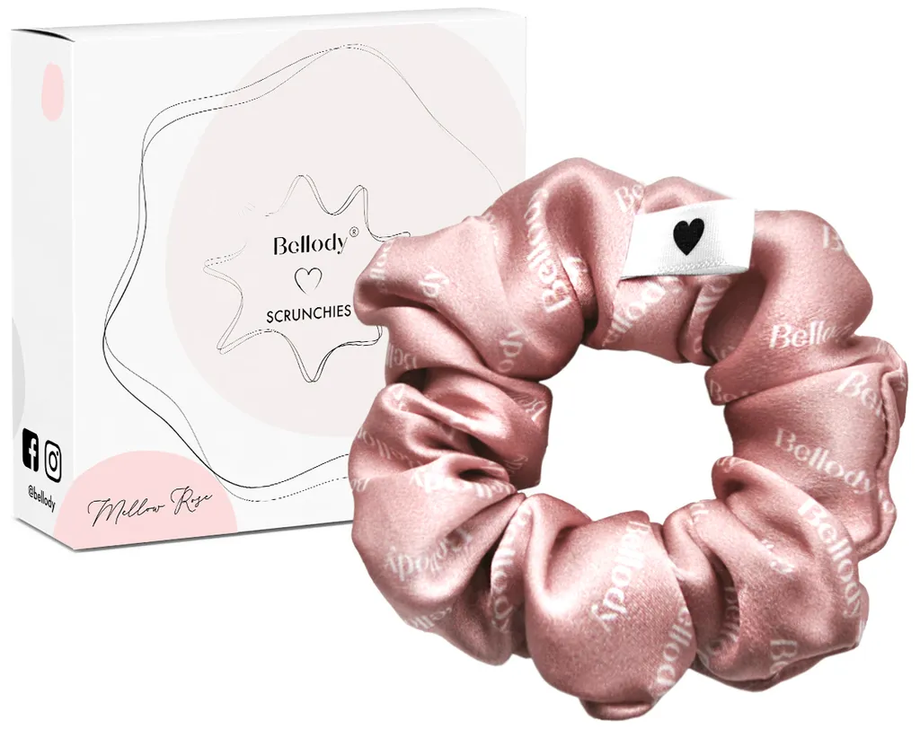 Bellody Original Silk Scrunchie - Classic Black