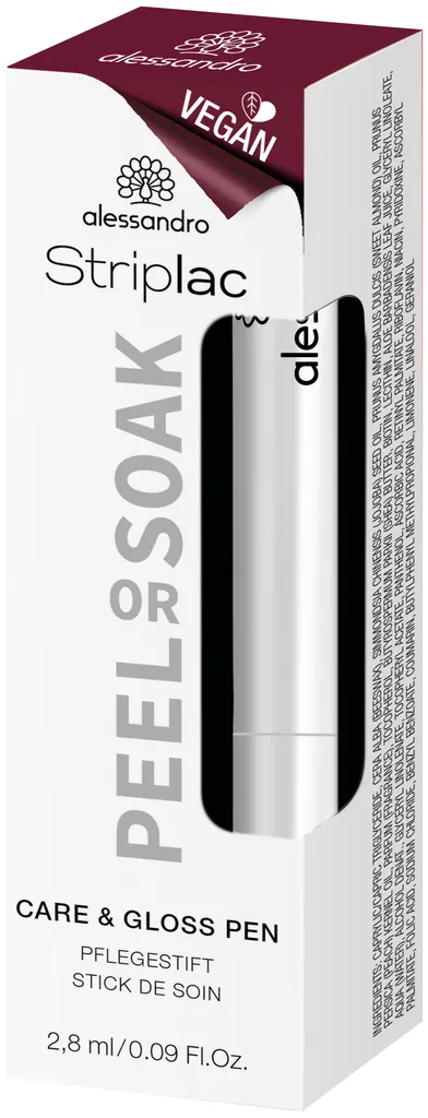 Alessandro Striplac Peel Or Soak Care & Gloss Pen