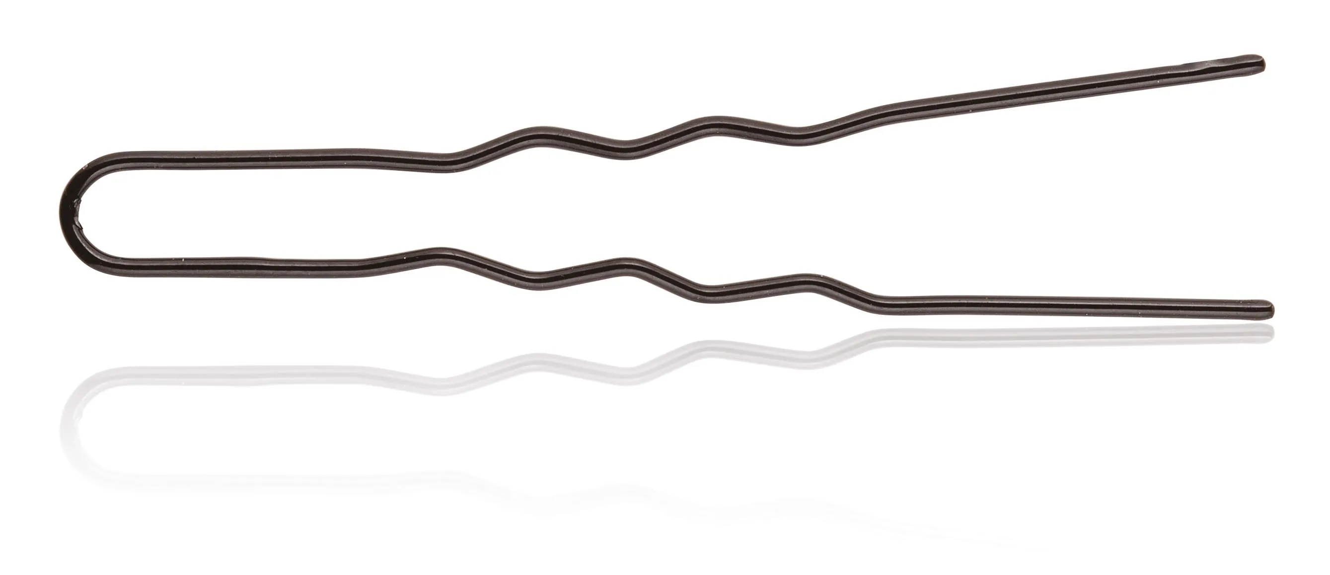 Record Tecno Hair Pins Corrugated Black Cm 7,5 Box 250 G