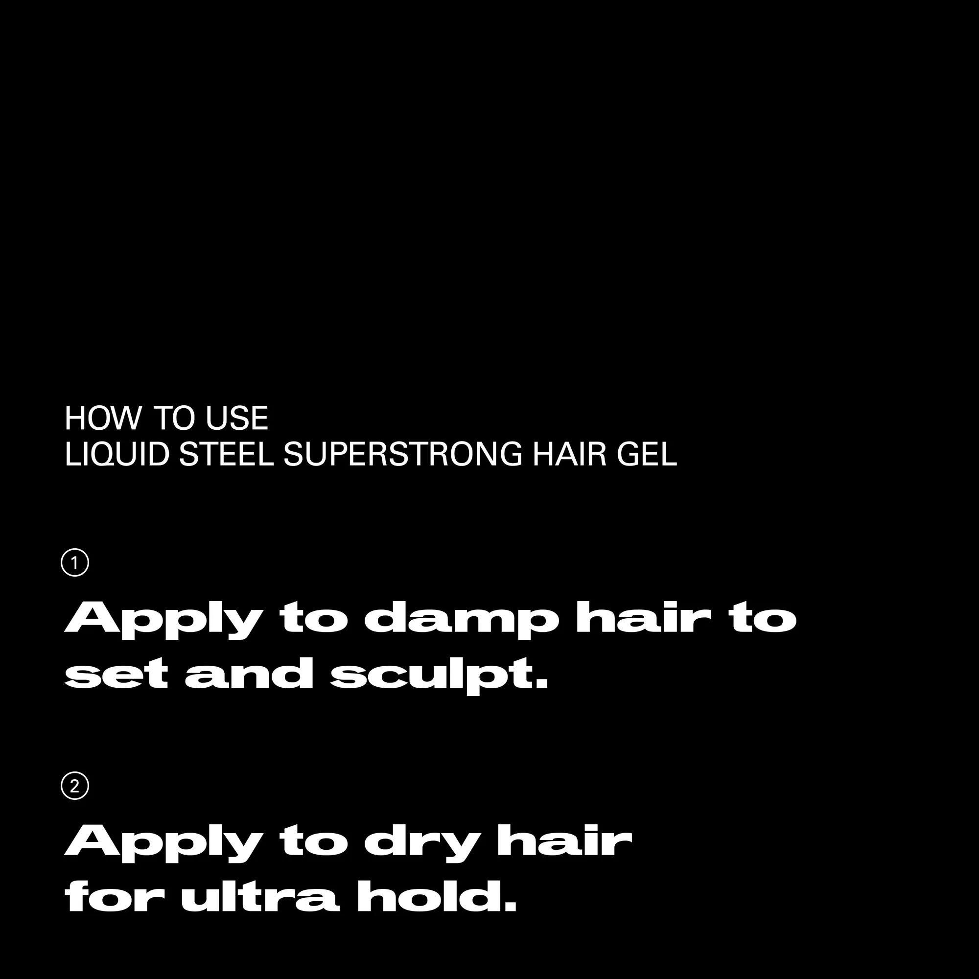 Sebastian Liquid Steel Superstrong Hair Gel