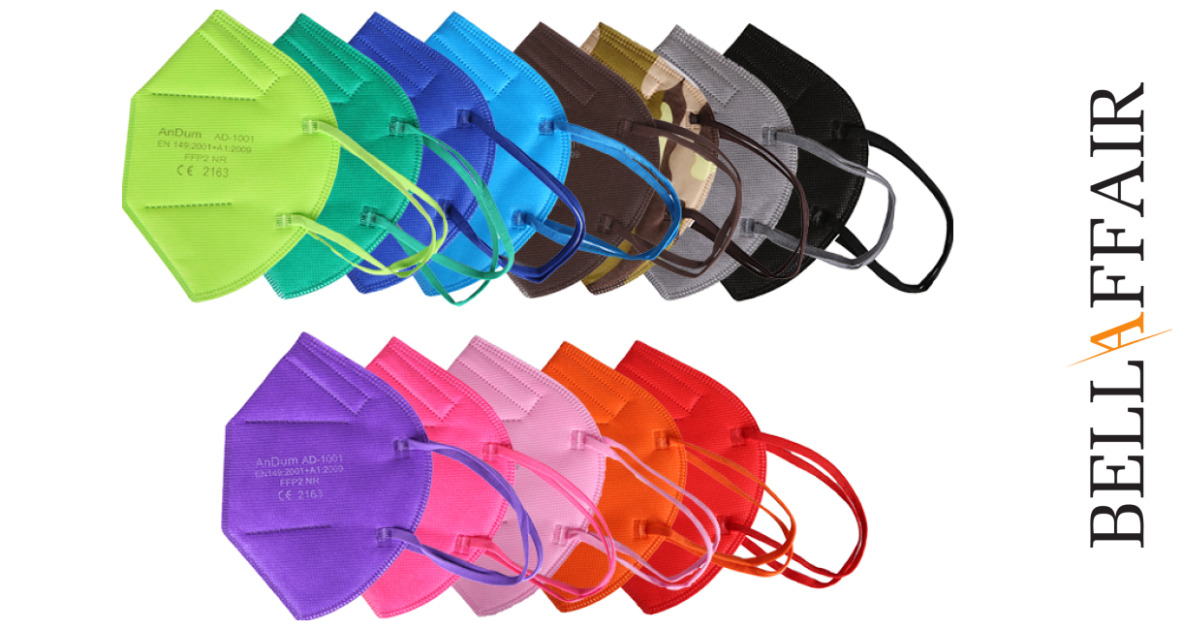 FFP2 masks coloured