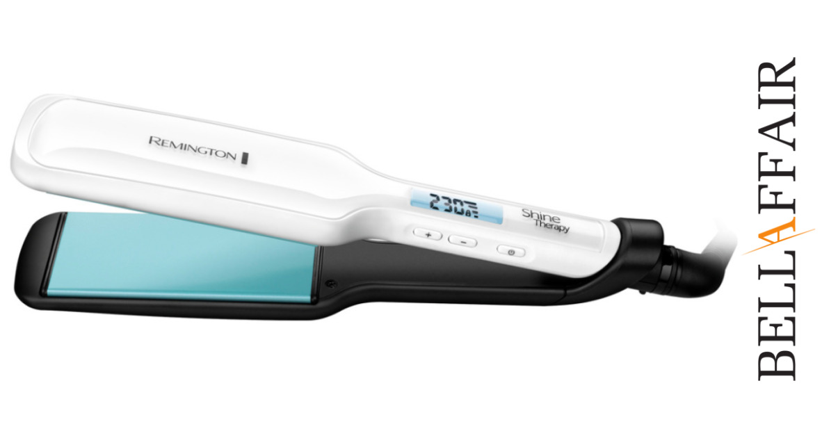 Remington Shine Therapy Wide Plate Straightener S8550 BellAffair