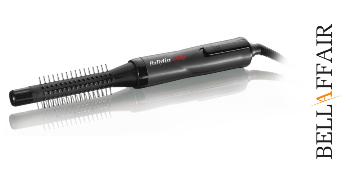 curling iron brush with retractable bristles